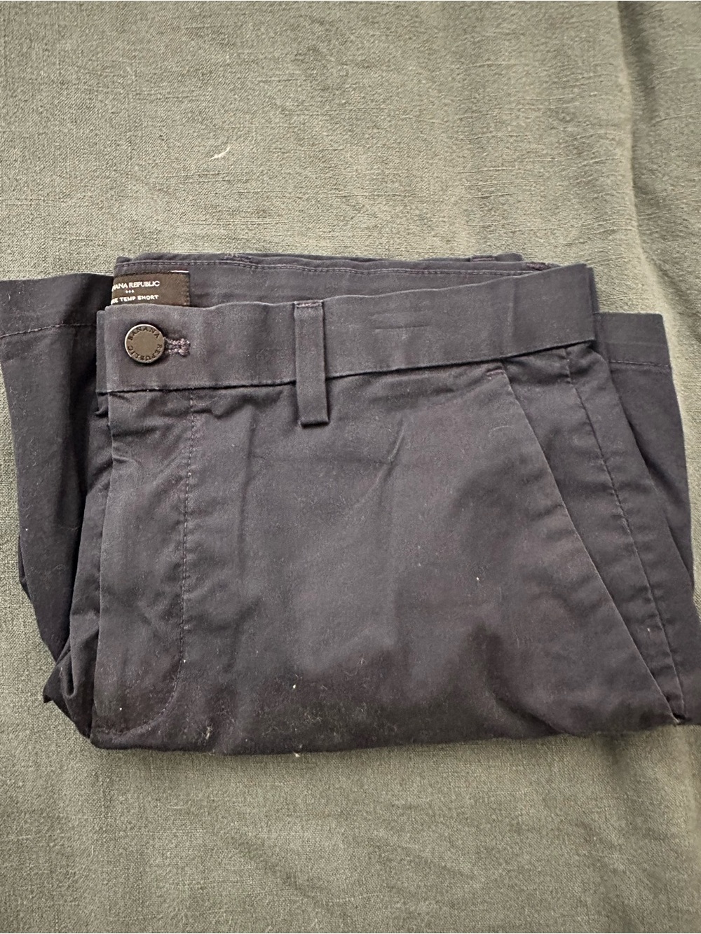 Men's Navy Chino Shorts - 7”
